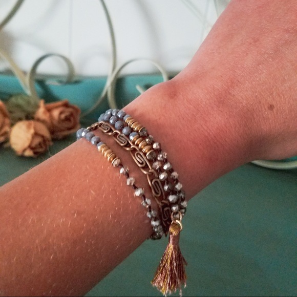 “Polished Panache”- Beaded 2 in 1 Wrap Necklace - Picture 5 of 7